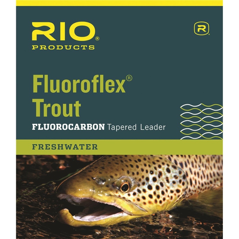 RIO Fluoroflex Trout Leader|0X|1X|2X|3X|4X|5X|6X|7X|9′