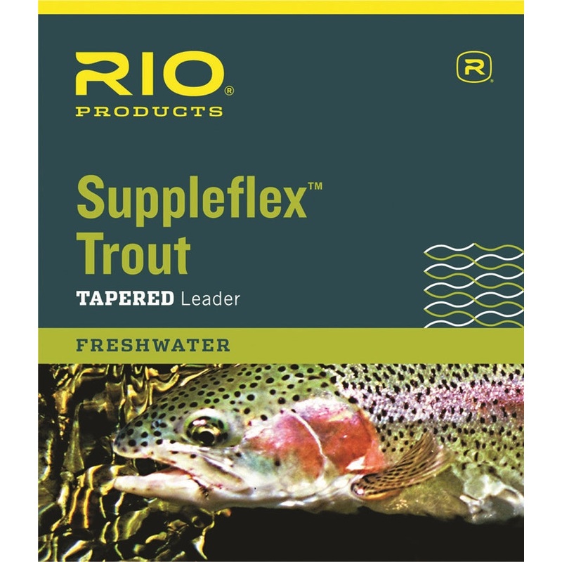 RIO Suppleflex Trout Leader|7.5′ – 3X|7.5′ – 4X|7.5′ – 5X|7.5′ – 6X|9′ – 3X|9′ – 4X|9′ – 5X|9′ – 6X|9′ – 7X|12′ – 3X|12′ – 4X|12′ – 5X|12′ – 6X