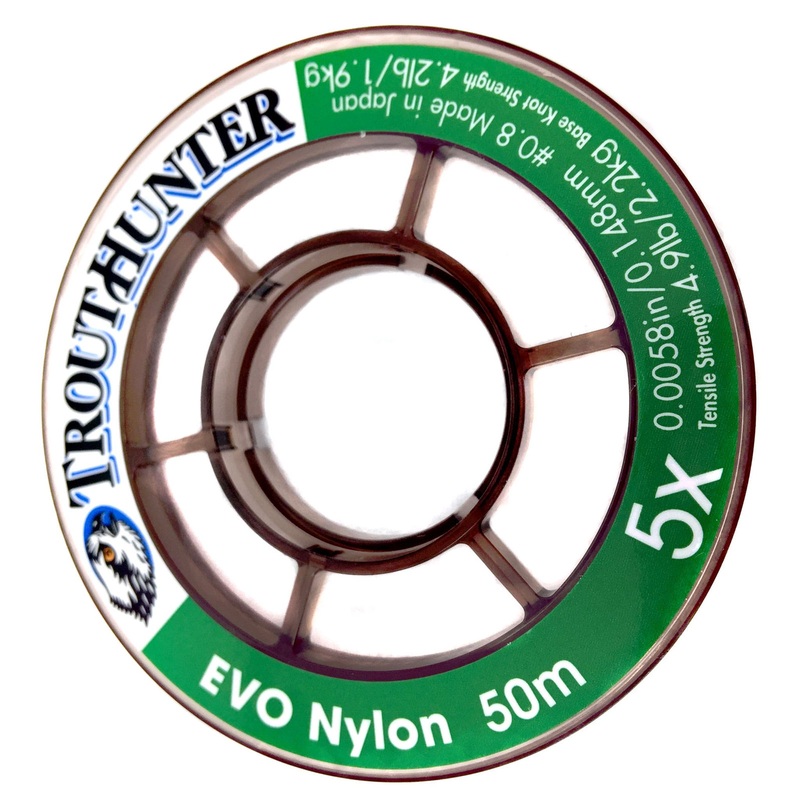 Trouthunter Evo Nylon Tippet|2x|3x|4x|4.5x|5x|5.5x|6x|6.5x|7x