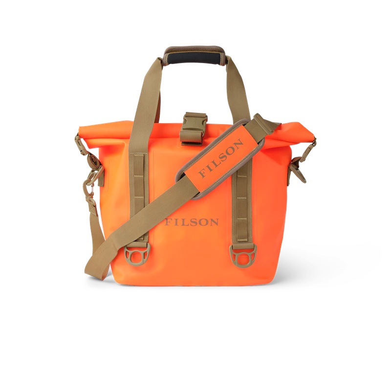 Filson Dry Roll-Top Tote Bag|Flame