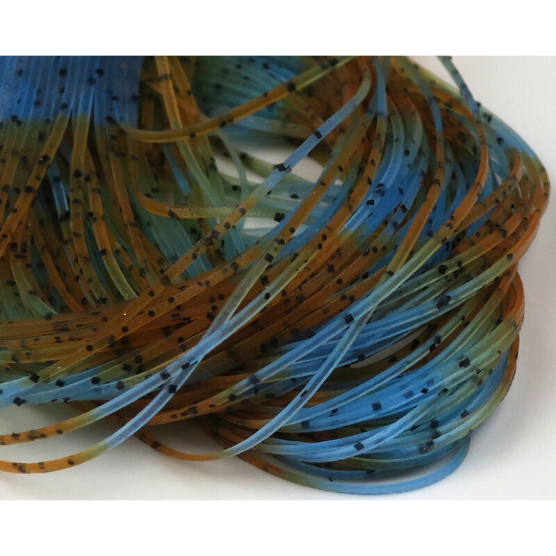 Hareline Fly Enhancer Legs|Lt. Blue/Pumpkin