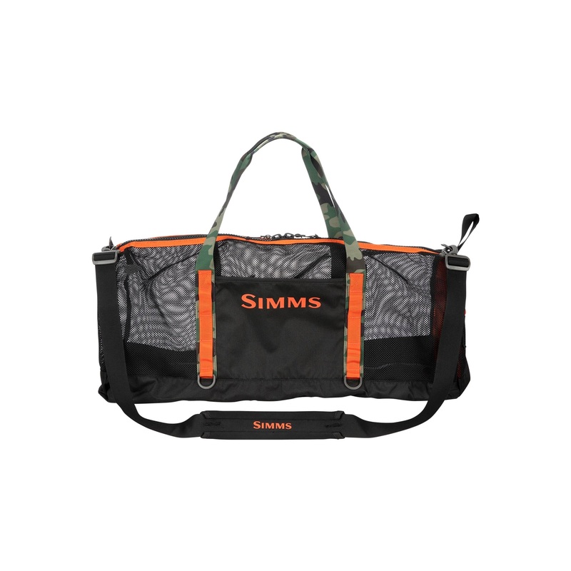 Simms Challenger Mesh Duffel|Black|60L