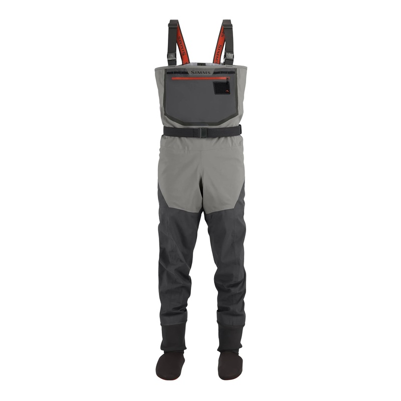 Simms Mens Freestone Wader|Gray|Medium King|Large Short
