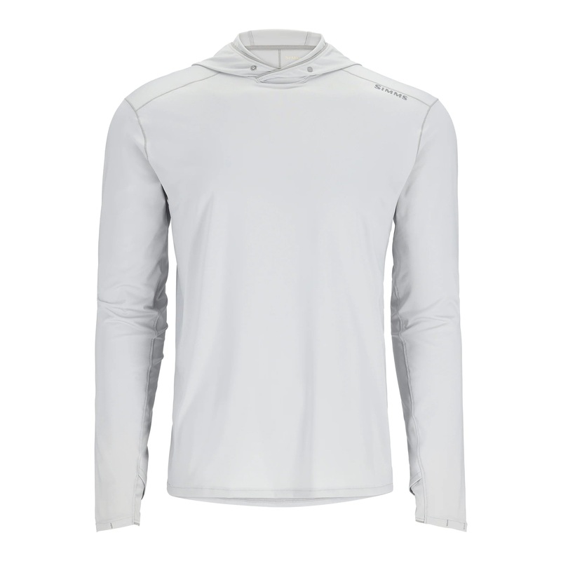Simms Mens Solarflex Hoody|Sterling|Medium|Large|XL|XXL