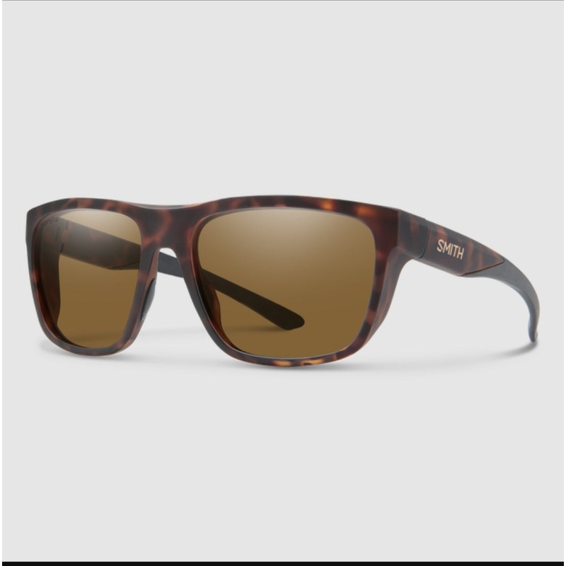 Smith Barra Sunglasses|Matte Tortoise|Matte Cement|ChromaPop polarized brown|ChromaPop Polarized Green Mirror
