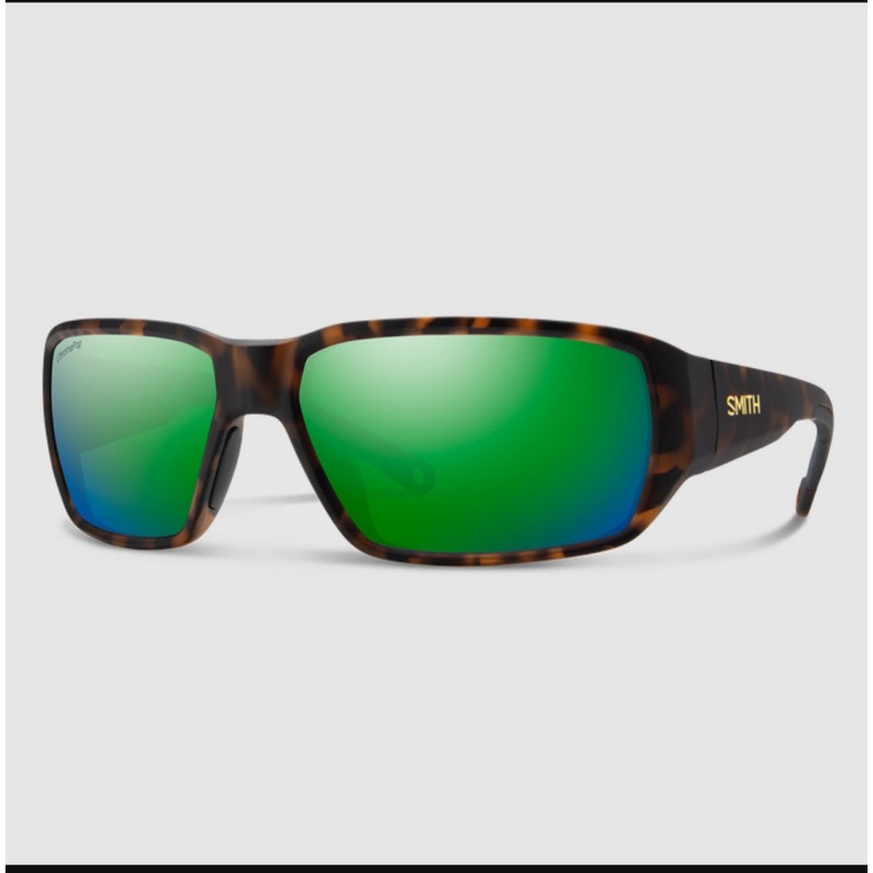 Smith Hookset Sunglasses|Matte Tortoise|Matte Mississippi Mud|ChromaPop Glass Polarized Green Mirror|Chromapop Glass Polarized Brown