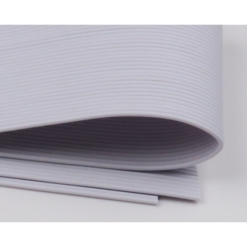 Hareline Round Rubber Legs|Medium|White