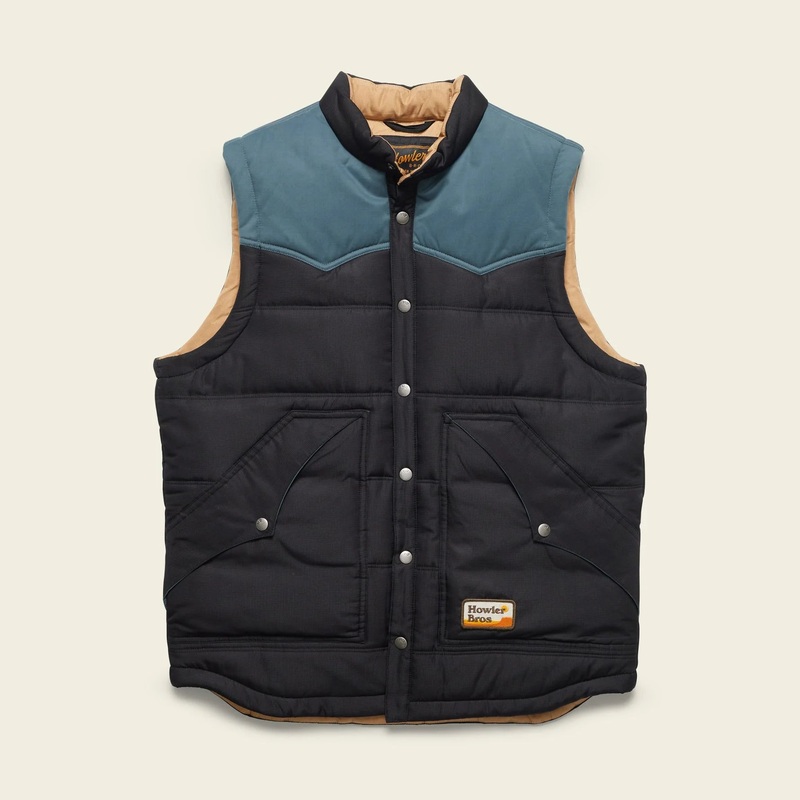 Howler Bros Rounder Vest|Medium|Large|XL|Black / Dark Slate|Mountain Green / Antique Black