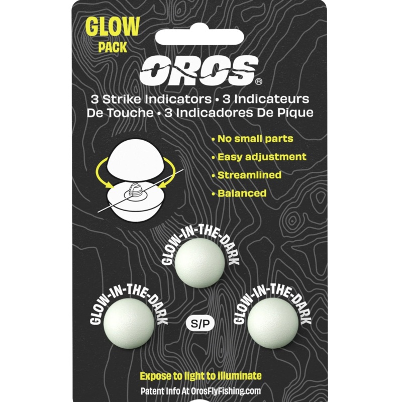 Oros 3-Pack Small Glow-in-the-dark