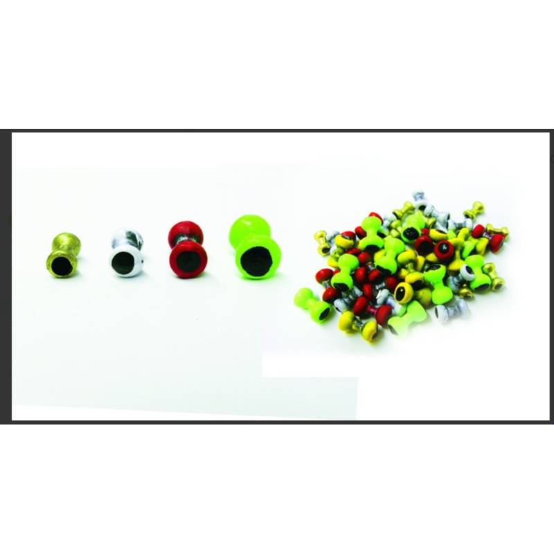 Wapsi Dumbbell Painted Eyes|Green|Yellow|Small|X-Small