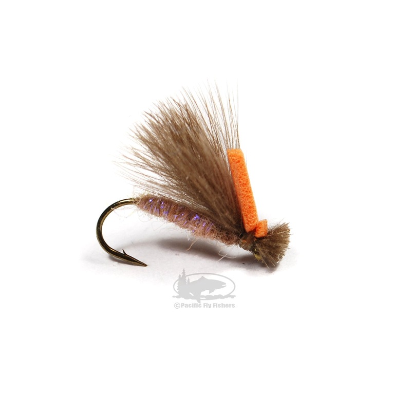 Jake’s Hi-Vis CDC Caddis – UV Tan