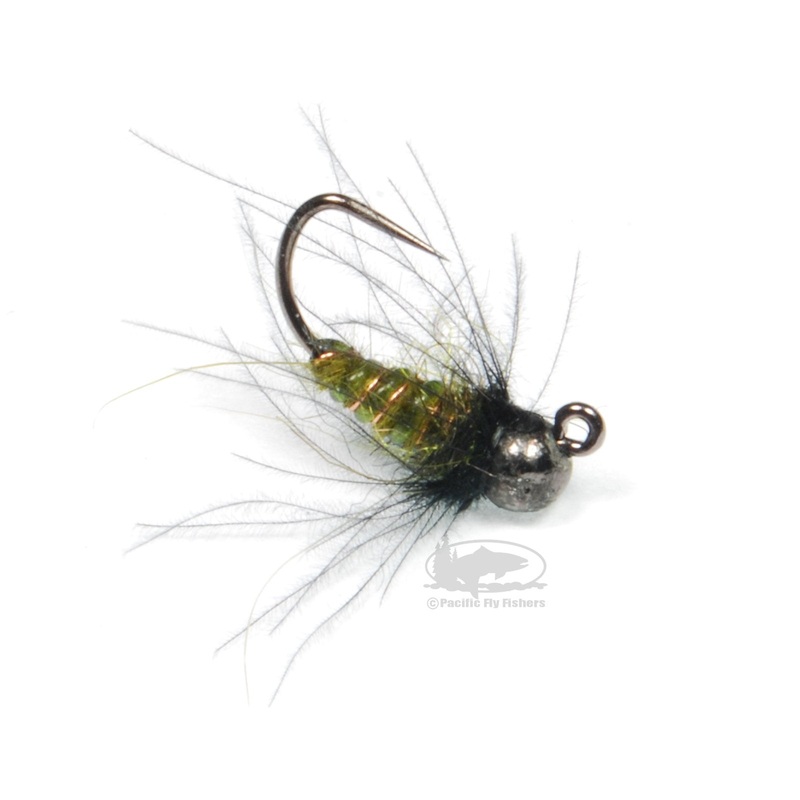 Jigged Caddis Pupa – Green|14|16