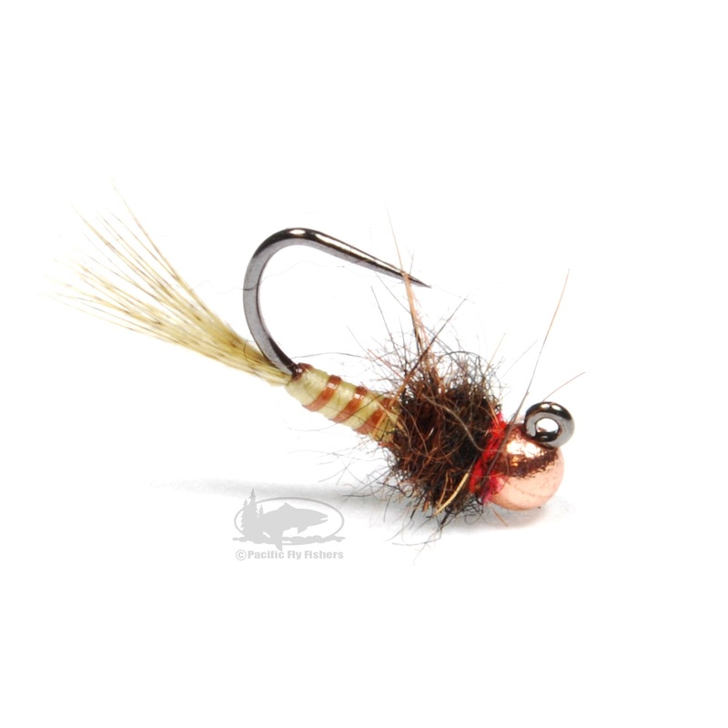 Parrott’s Euro Jig Nymph – Brown & Pale Yellow