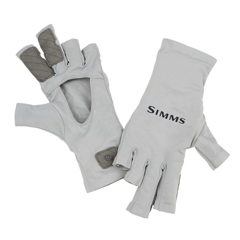 Simms Solarflex Sun Gloves|Small|Medium|Large|X-Large|Sterling