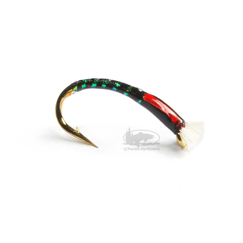 3D Glass Chironomid – Black|Size 10|Size 12|Size 14