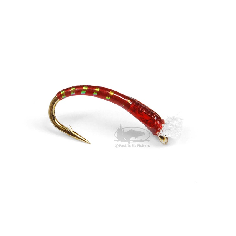 3D Glass Chironomid – Red|Size 10|Size 12|Size 14