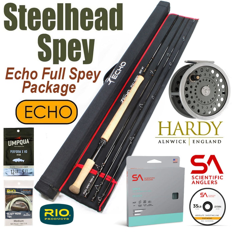 Echo Full Spey Rod Outfits|6130-4|7130-4|8130-4|Left Retrieve|Right Retrieve