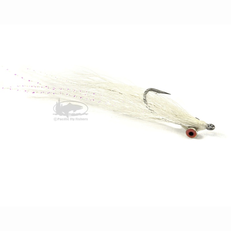 Clouser Minnow – White|Size 6|Size 2