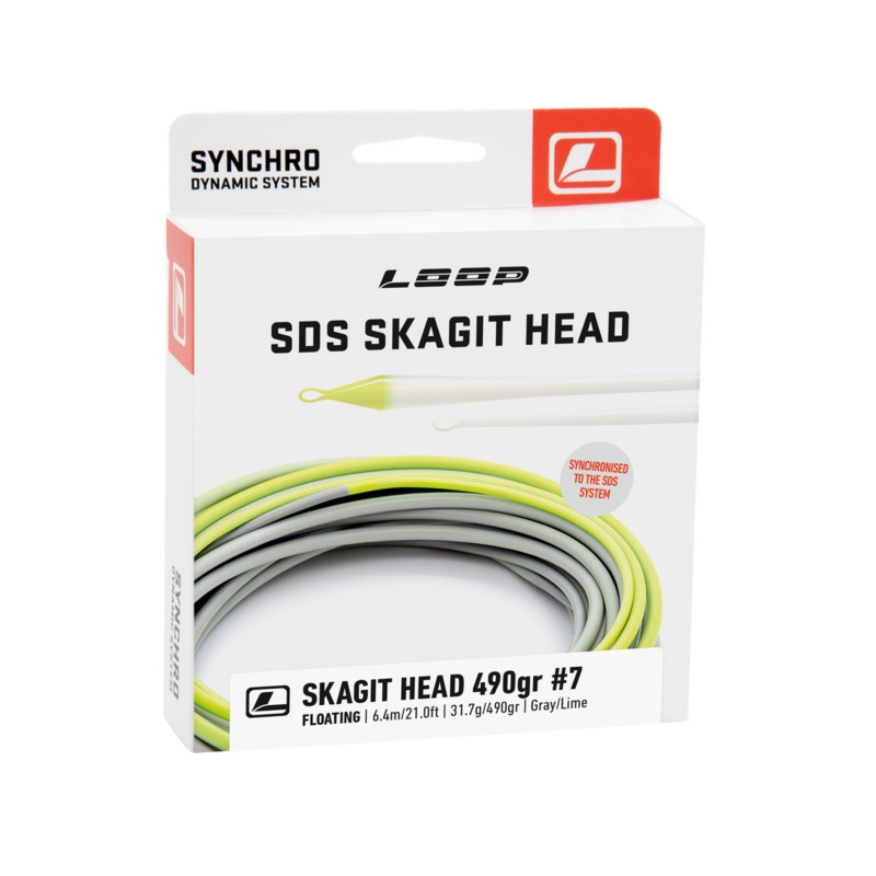 LOOP SDS Skagit System||7 (490gr)||7/8 (520gr)||8 (500gr)||8/9 (580gr)||9 (610gr)||9/10 (640gr)||10 (670gr)