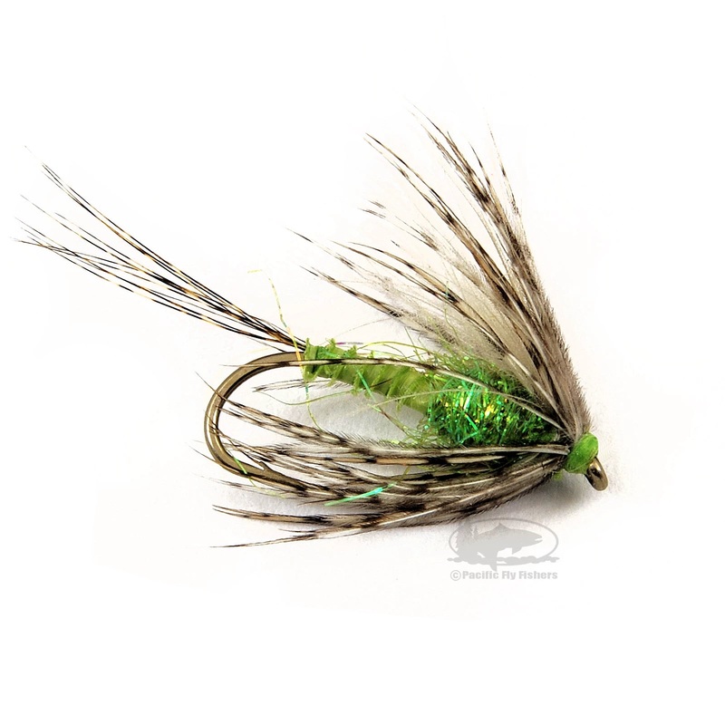 Mason’s Soft Hackle Biot Swimmer – Caddis Green