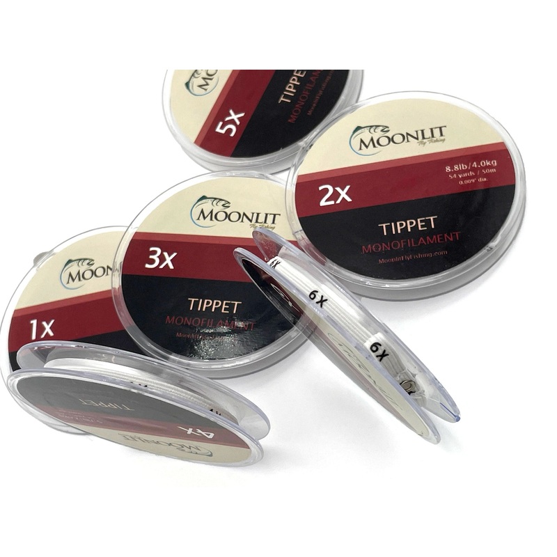 Moonlit Mono Tippet (50 meter spool)