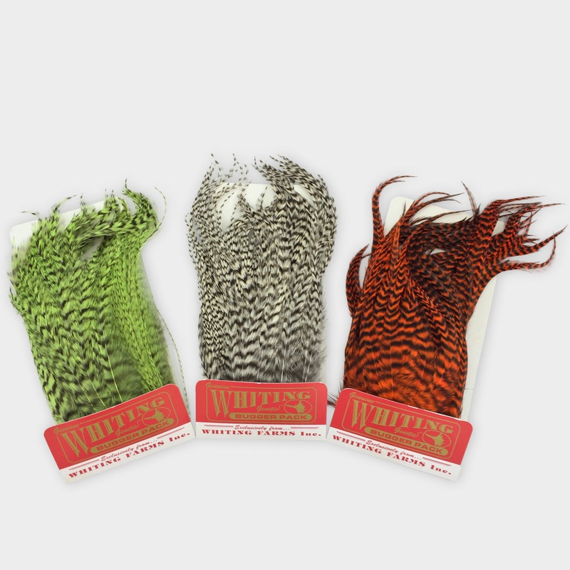 Whiting Wooly Bugger Pack|Black|Grizzly