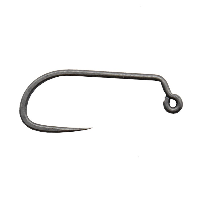 4698 60 Degree Barbless Jig Hook – Matte Gray