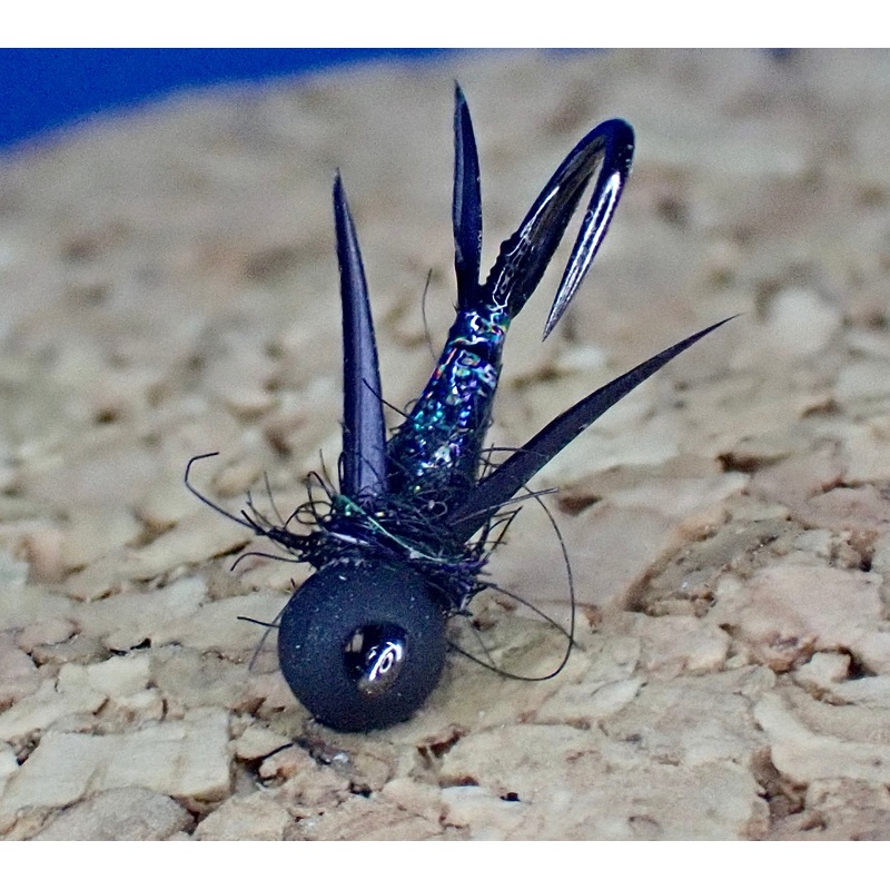 Black Widow Tungsten Torpedo Black Stonefly Nymph Fly Tying Kit