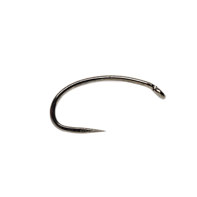 FM5115 Heavy Grub Scud Barbless Black Nickel Hook