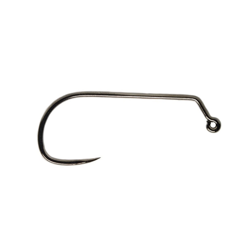 FM5130 Jig Force Long Barbless Black Nickel Fly Hook