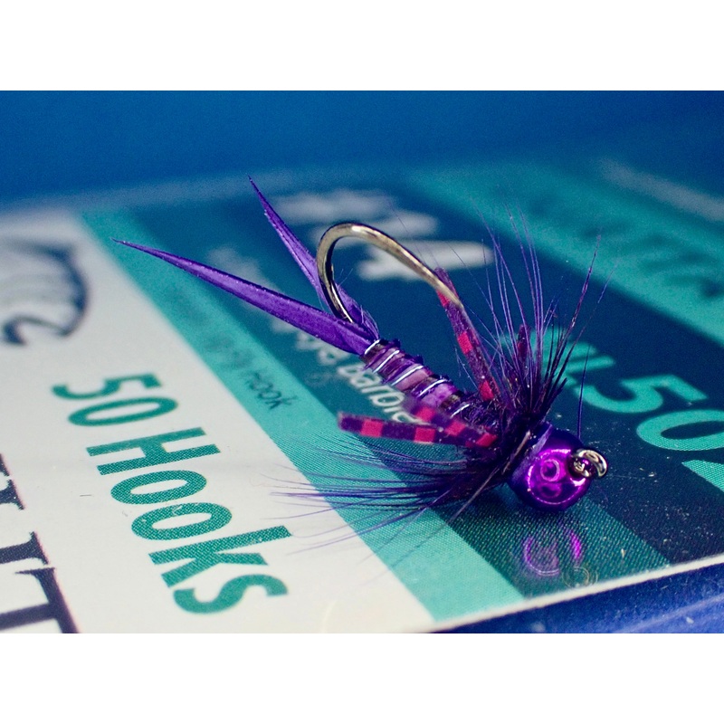 Purple USO Rubberleg Soft Hackle Nymph Fly Tying Kit