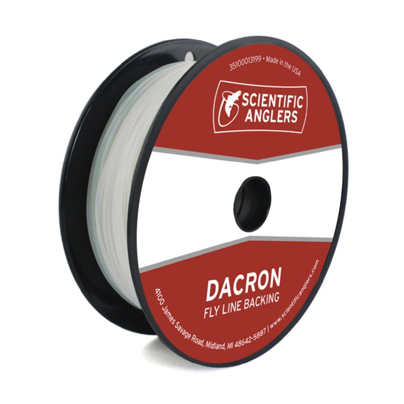 Dacron Fly Line Backing|orange|white|20 lb.|30 lb.