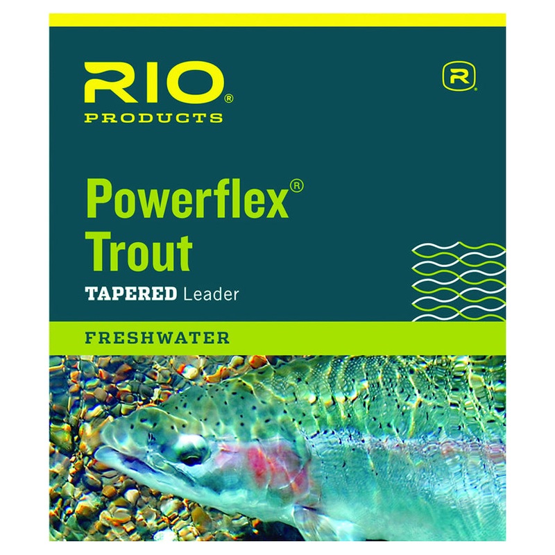 Powerflex Trout Leader|2x / 10 lb|3x / 8.2 lb|4x / 6.4 lb|5x / 5.0 lb|6x / 3.4 lb|7.5 ft|9 ft