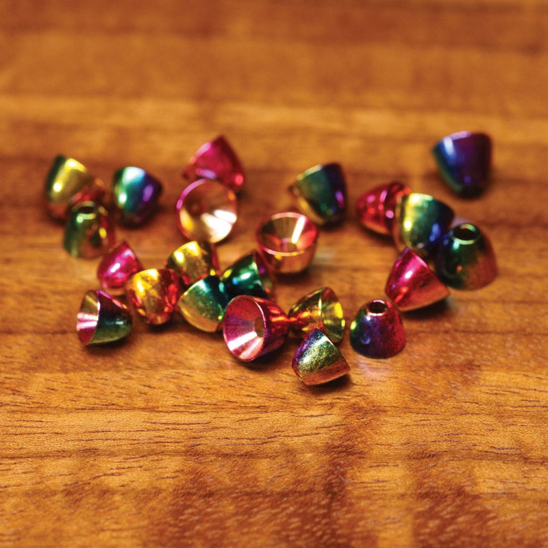 Rainbow Brass Cones|5/32″ (4mm)|3/16″ (4.8mm)|7/32″ (5.5mm)|1/4″ (6.3mm)