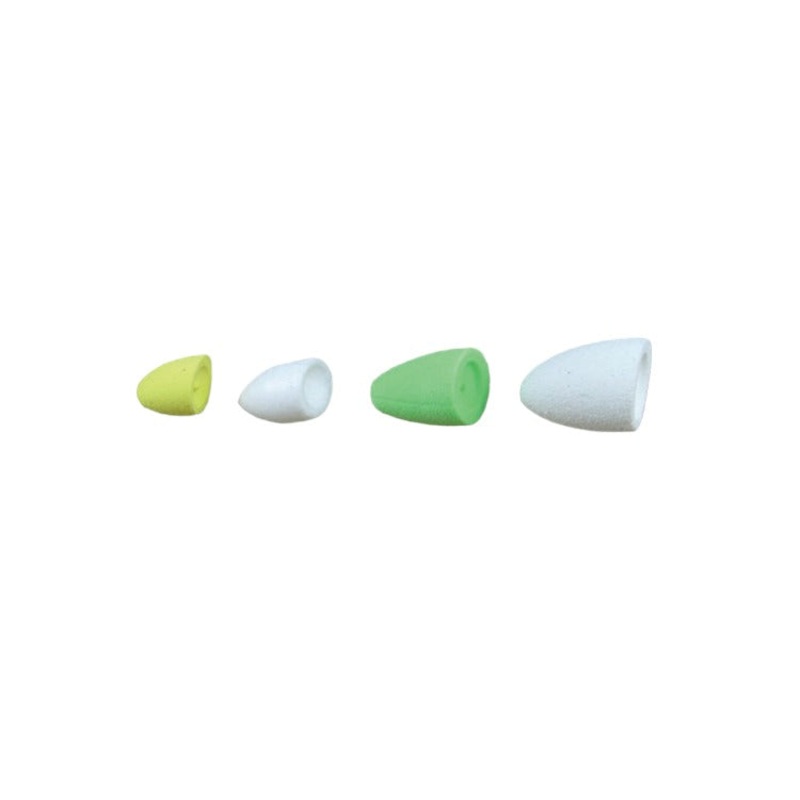 Soft Foam Popper Bodies|size 1 or 2|size 4|size 8|chartreuse|white|yellow