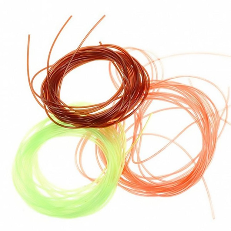Stretch Tubing|micro|medium|small|amber|black|brown|fl. chartreuse|clear|copper|green|gray|olive|orange|red|rust|shrimp pink|tan|wine