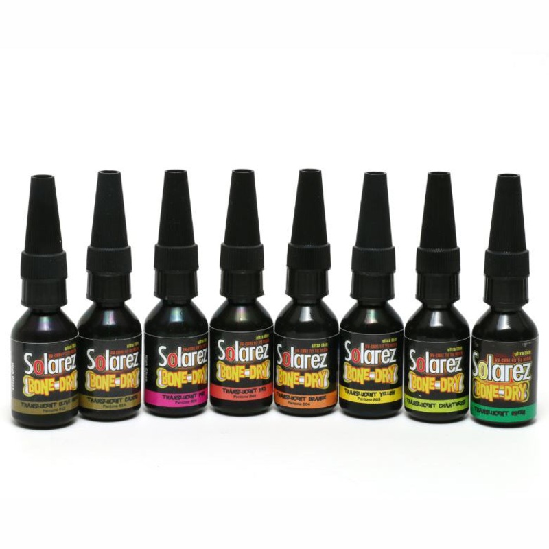 Bone Dry Colors|Caddis|Chartreuse|Green|Olive Green|Orange|Pink|Red|Yellow
