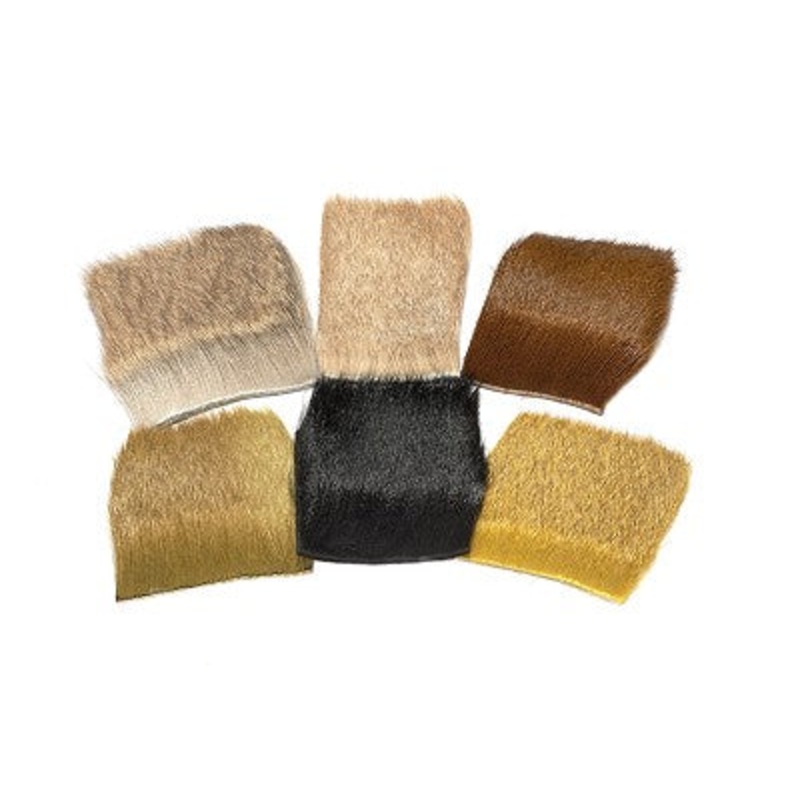 Deer Hair – Short and Fine|Black|Olive|Rusty Brown|Natural Brown|Yellow