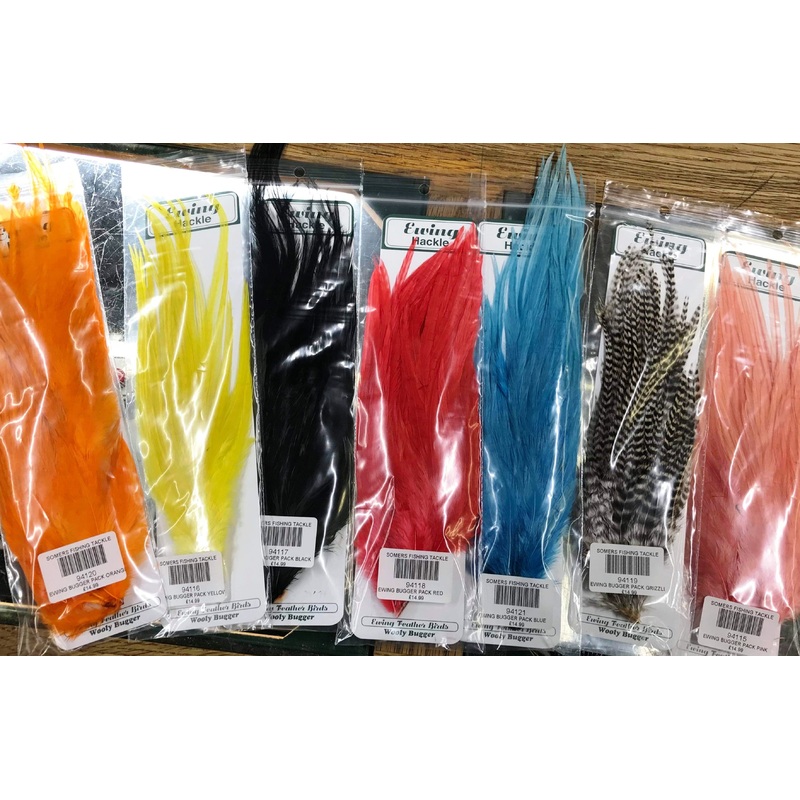 Ewing Hackle Genetic 1/2 Cock Saddles Grade 1