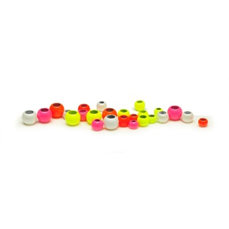 Hot Colour Brass Beads|2.8Mm|3.3Mm|4Mm|Fl. Orange|Fl. Pink|Fl. Yellow|White|Fl. Green