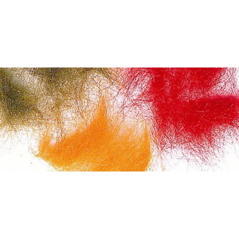 Seals Fur – Genuine|Black|Blue Dun|Chartruse|Claret|Medium Olive|Fiery Brown|Fl. Green|Fl. Orange|Fl. Red|Fl. Yellow|Ginger|Golden Olive|Green Highlander|Grey|Light Claret|Light Olive|Natural|Orange|Purple|Red|Yellow|Sunburst Yellow|Dark Claret