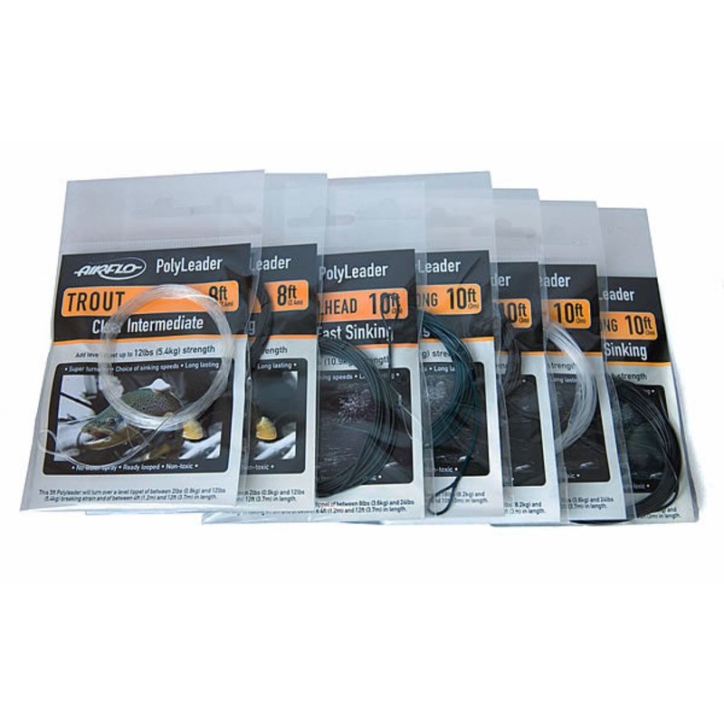 Airflo Polyleader Trout|Floating|Hover|Intermediate|Slow Sink|Fast Sink|Super Fast Sink|X Super Fast Sink|5ft|10ft