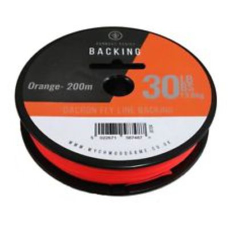 Wychwood Connect 200m Backing|Orange|White|20lb 100m|30lb 200m