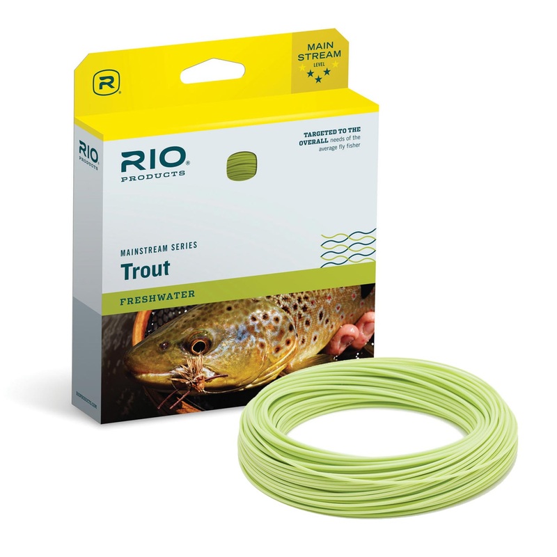 Rio Mainstream Trout Fly Line|Floating|Sink-Tip|Intermediate|Sink3|Sink6|WF3|WF4|WF5|WF6|WF7|WF8