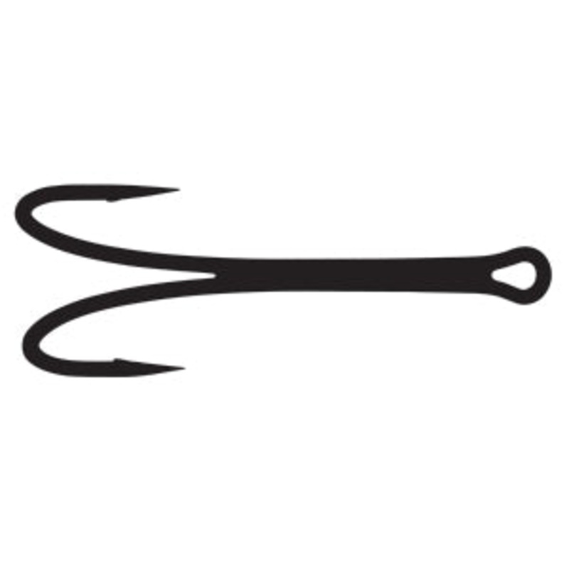 Partridge Patriot Fly Double Up-Eye Black Hooks