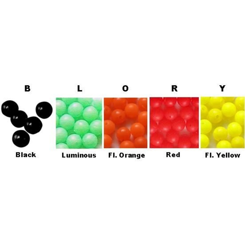 Dennett Fluo and Lumi 8mm Beads