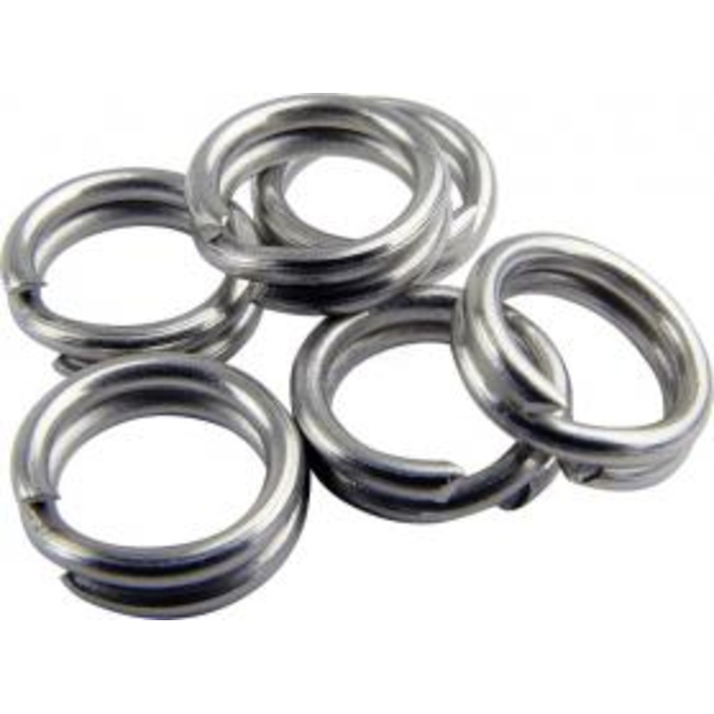 Mustad Stainless Split Rings|4.1mm|4.9mm|5.6mm|6.7mm|7.6mm|10mm|12mm|15mm