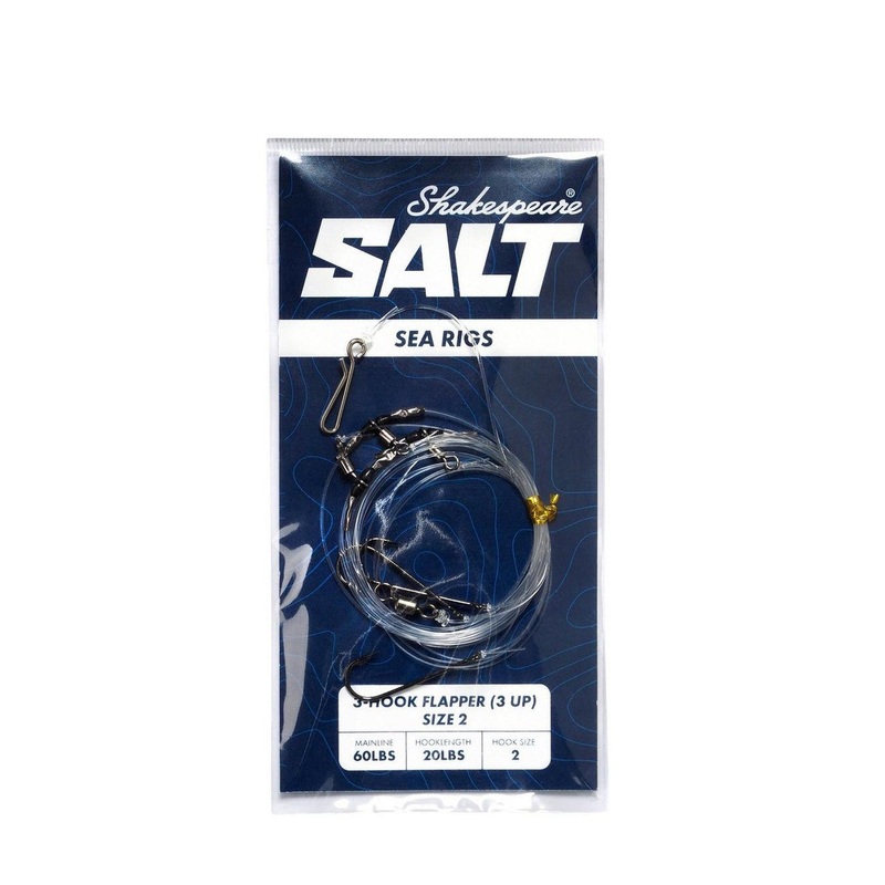 Shakespeare Salt 3 hook flapper (3up) Rig 2