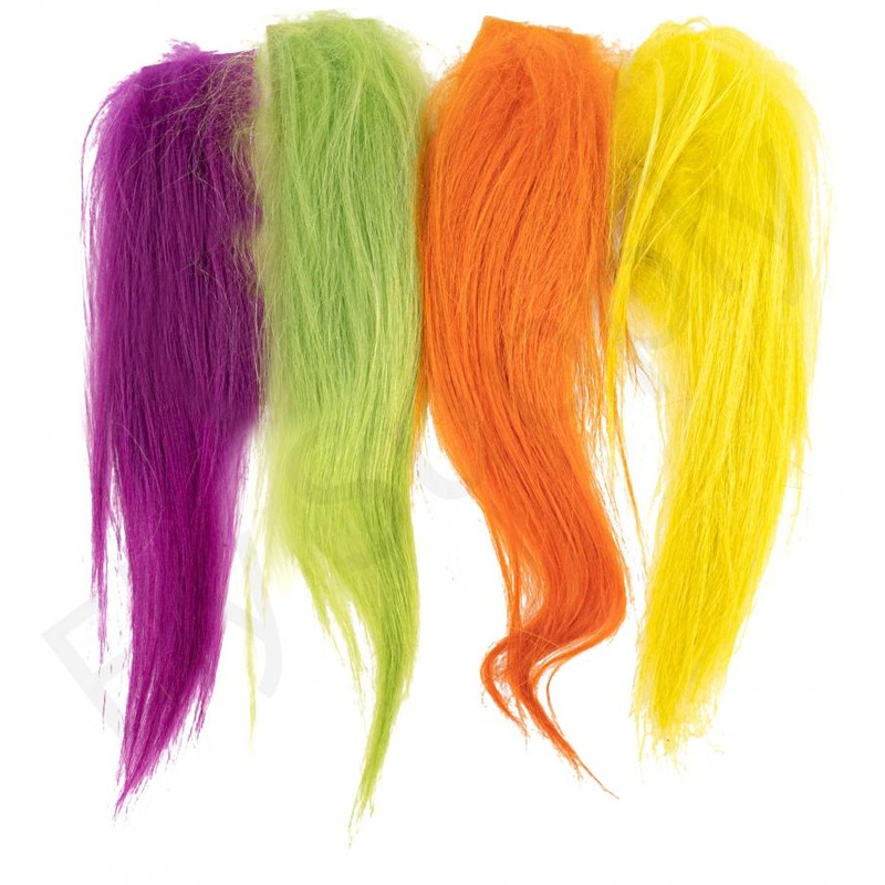 Eumer Goat Hair|Orange|Red|White