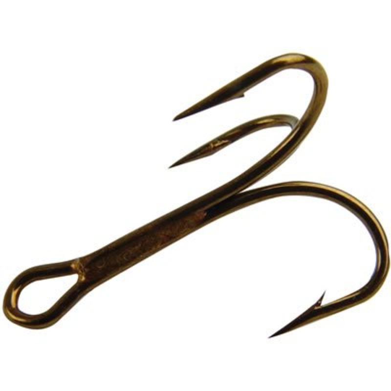 Mustad 3551 Bronze Treble hooks